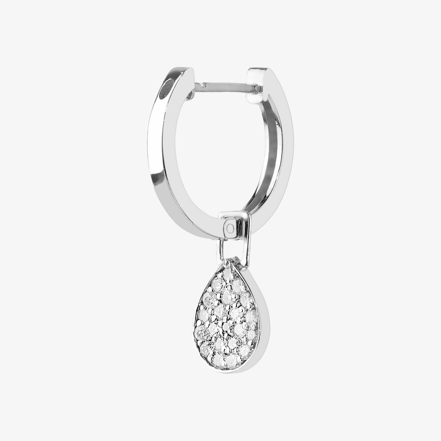 Celestial Hoops with Pear Drop