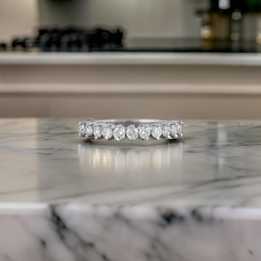 Tennis Diamond RIng Half