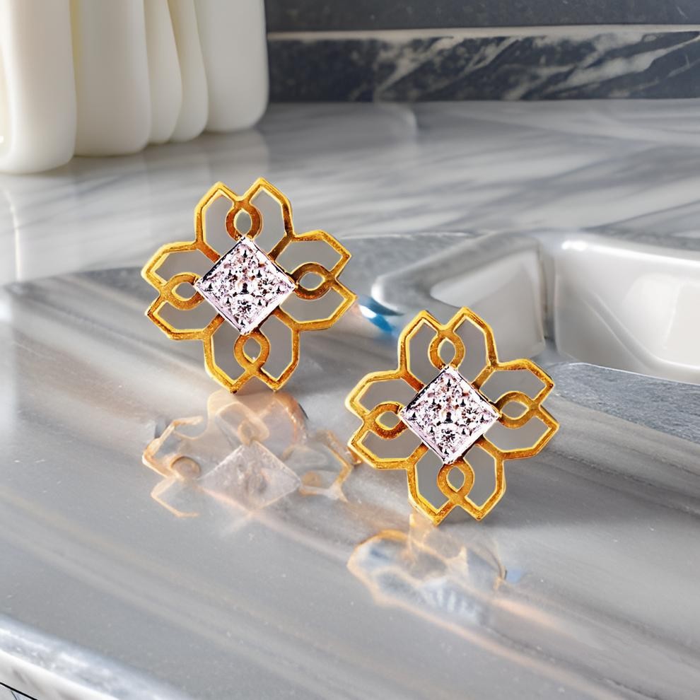 Stud Diamond Earrings