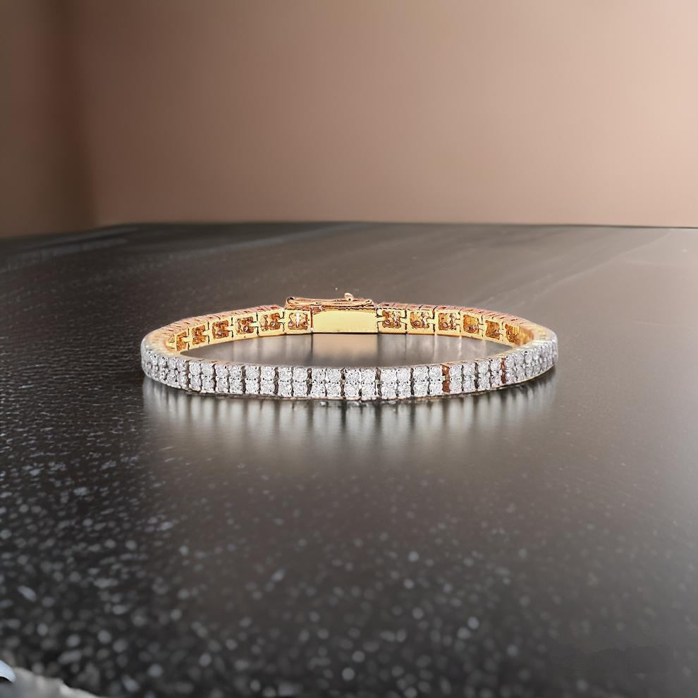 Two Row Tennis Bracelet