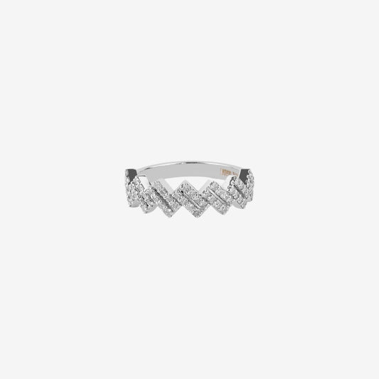 Cuban Diamond Ring