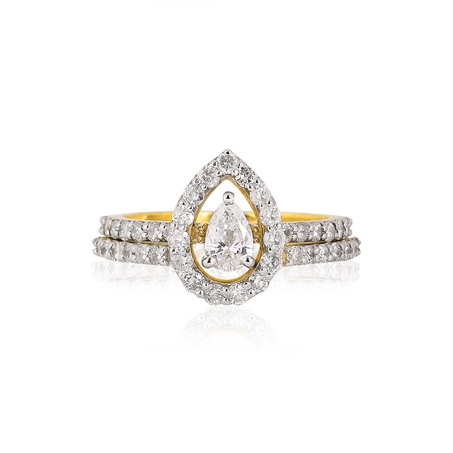 Pear Engagement Ring With Jacket