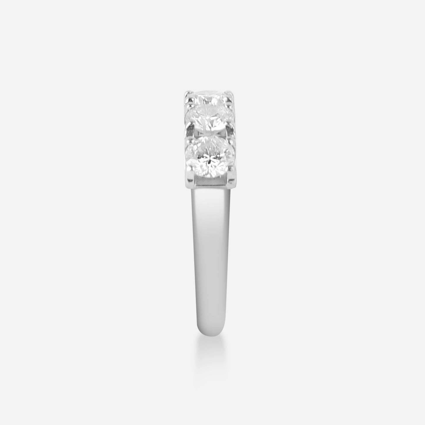 Solitaire Tennis Ring Half