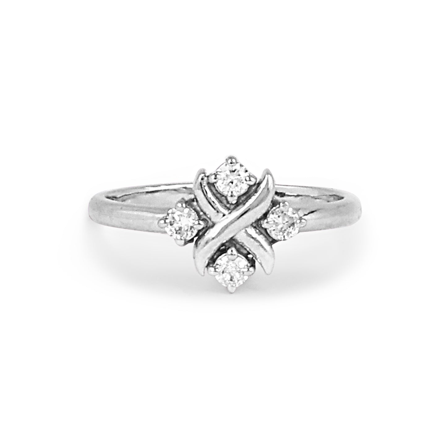 Diamond Snowflake Ring