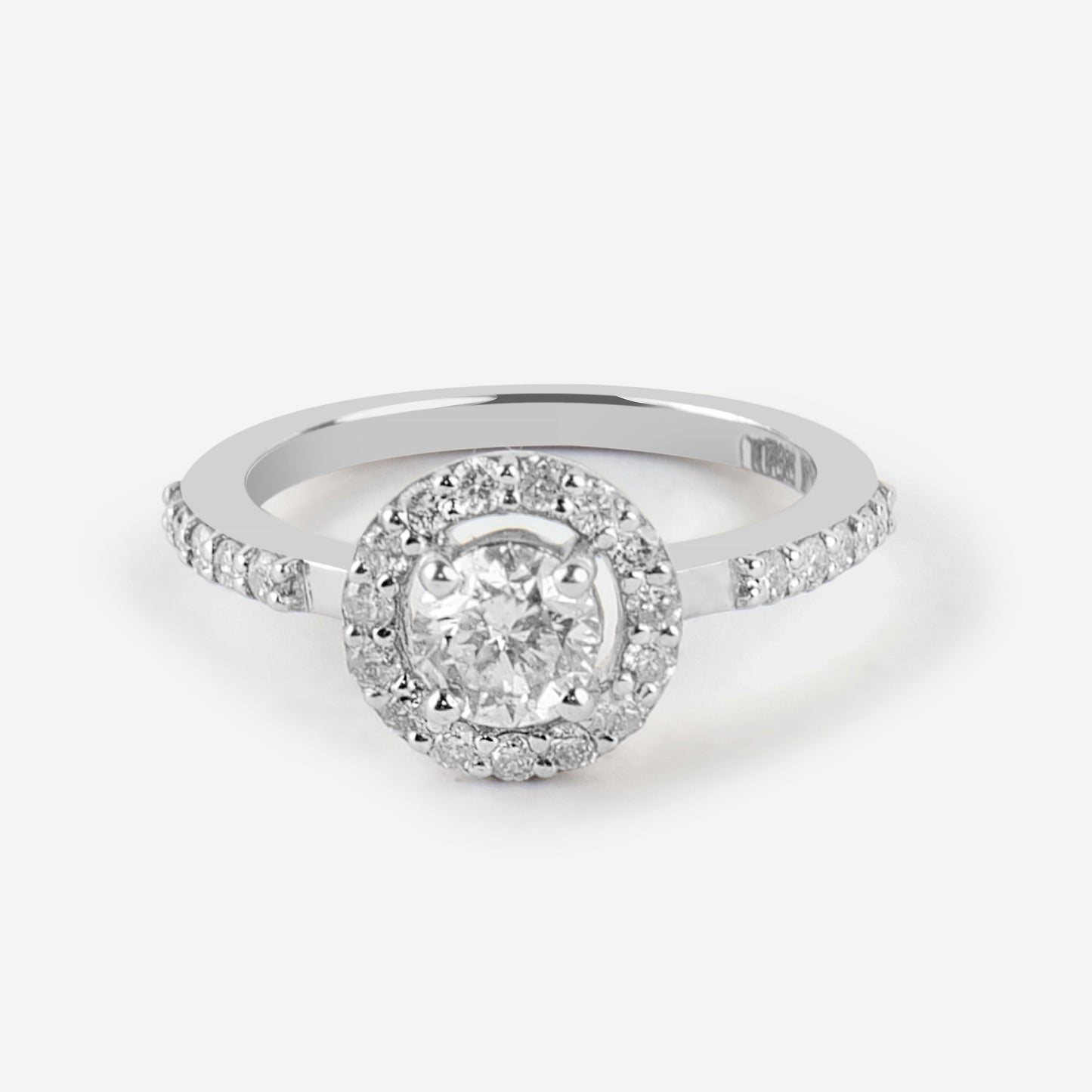 Circle of love engagement ring