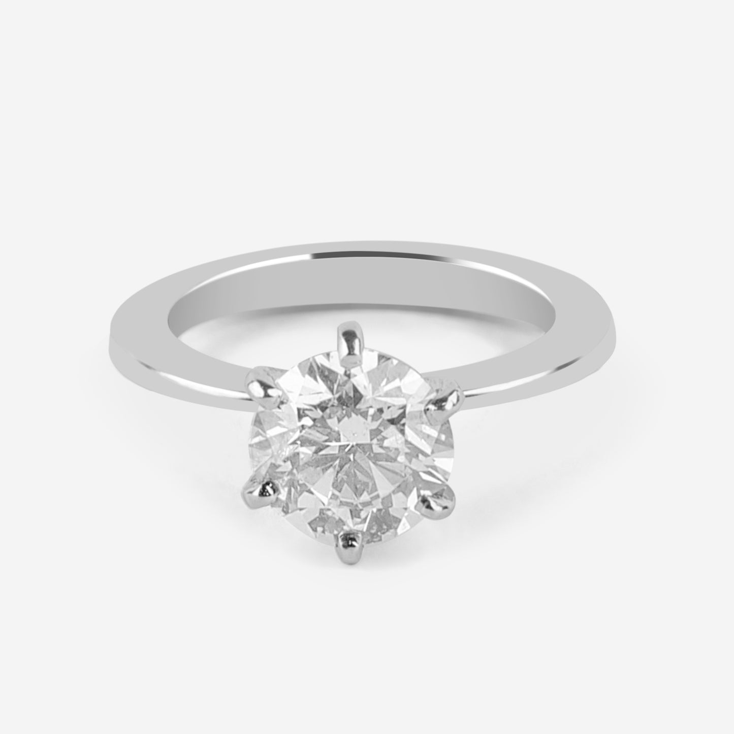 Solitaire Love Ring