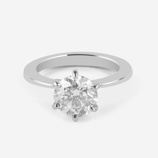 Solitaire Love Ring