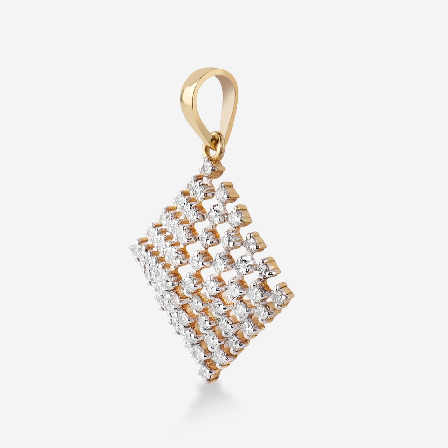 Square Diamond Pendant