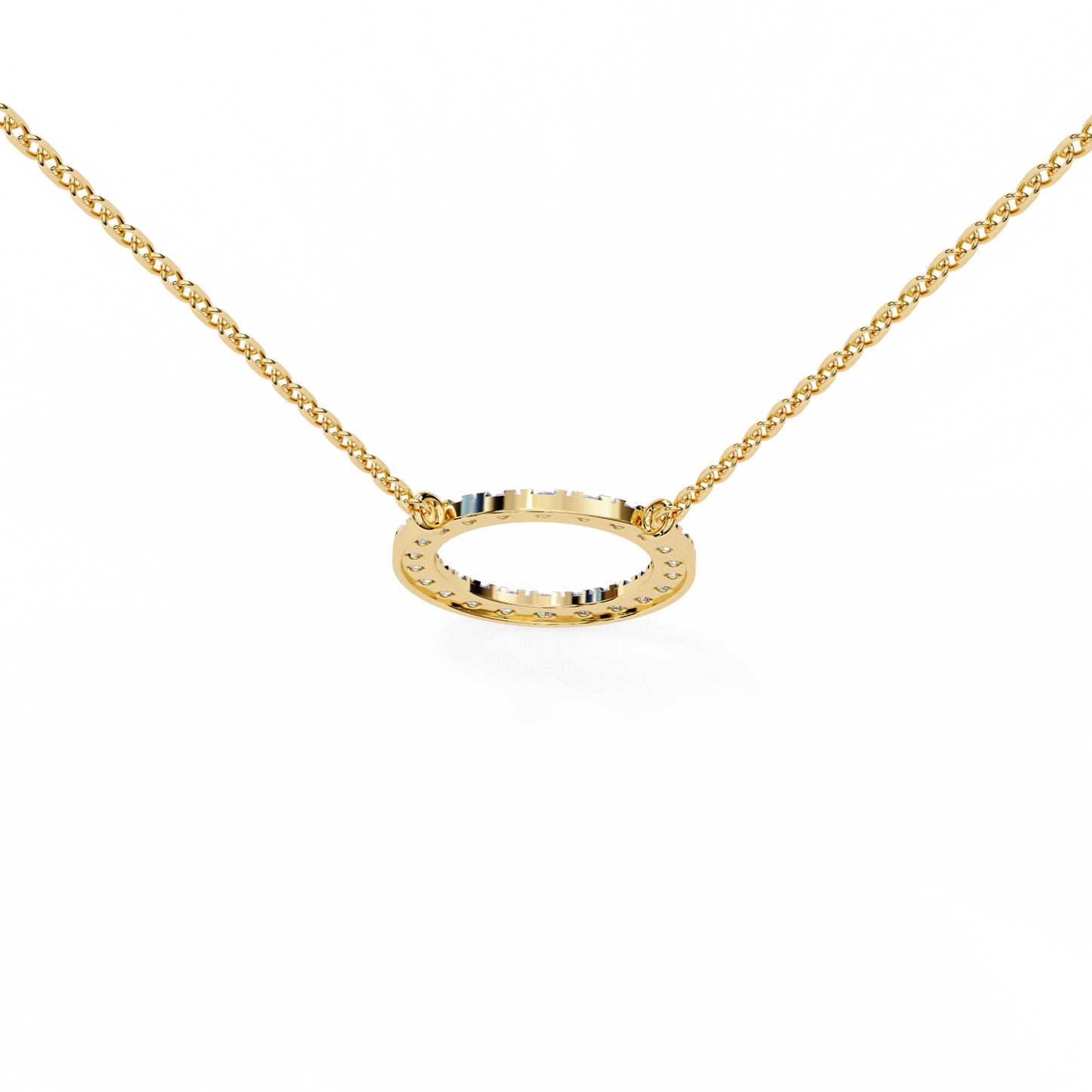 The Halo Round Pendant