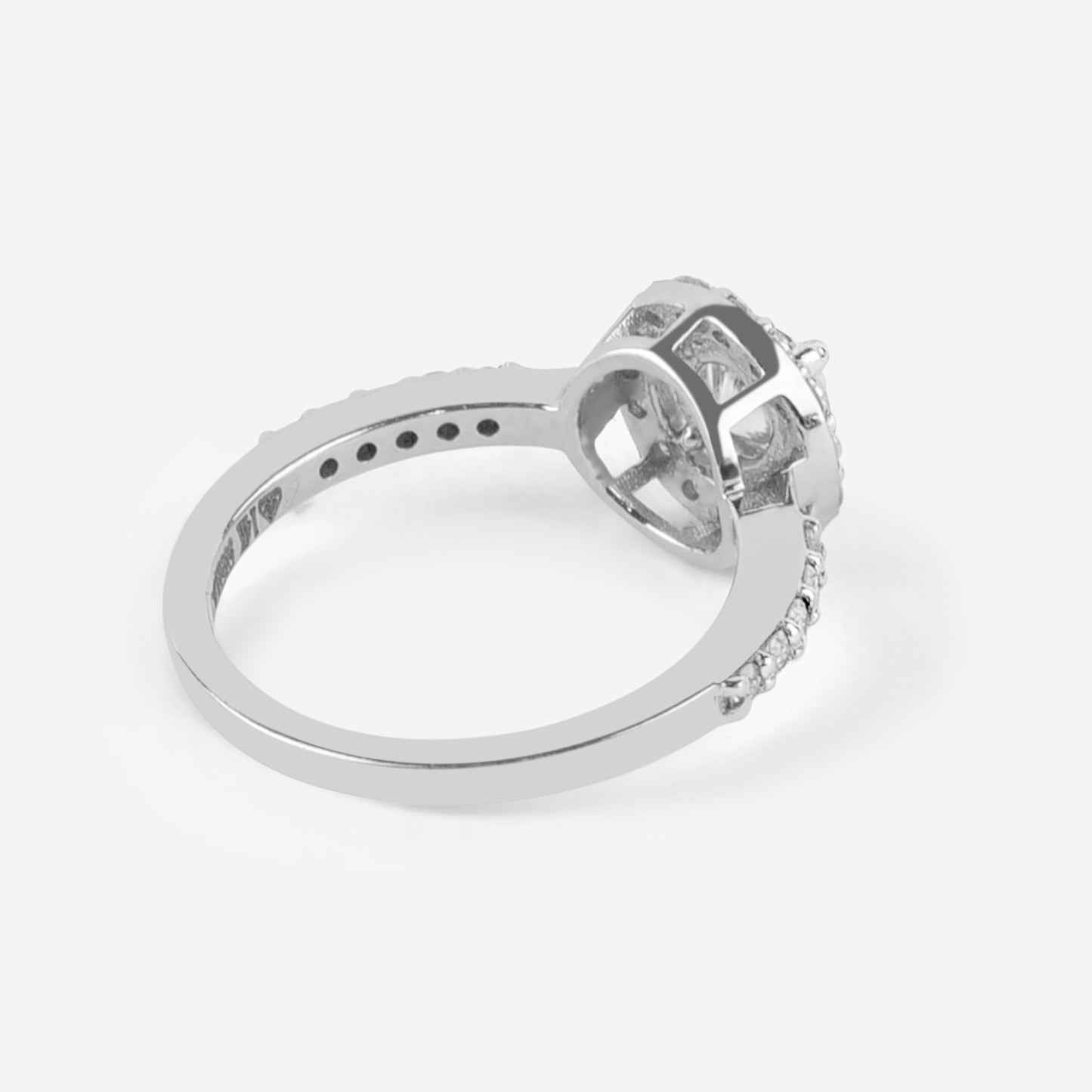 Circle of love engagement ring