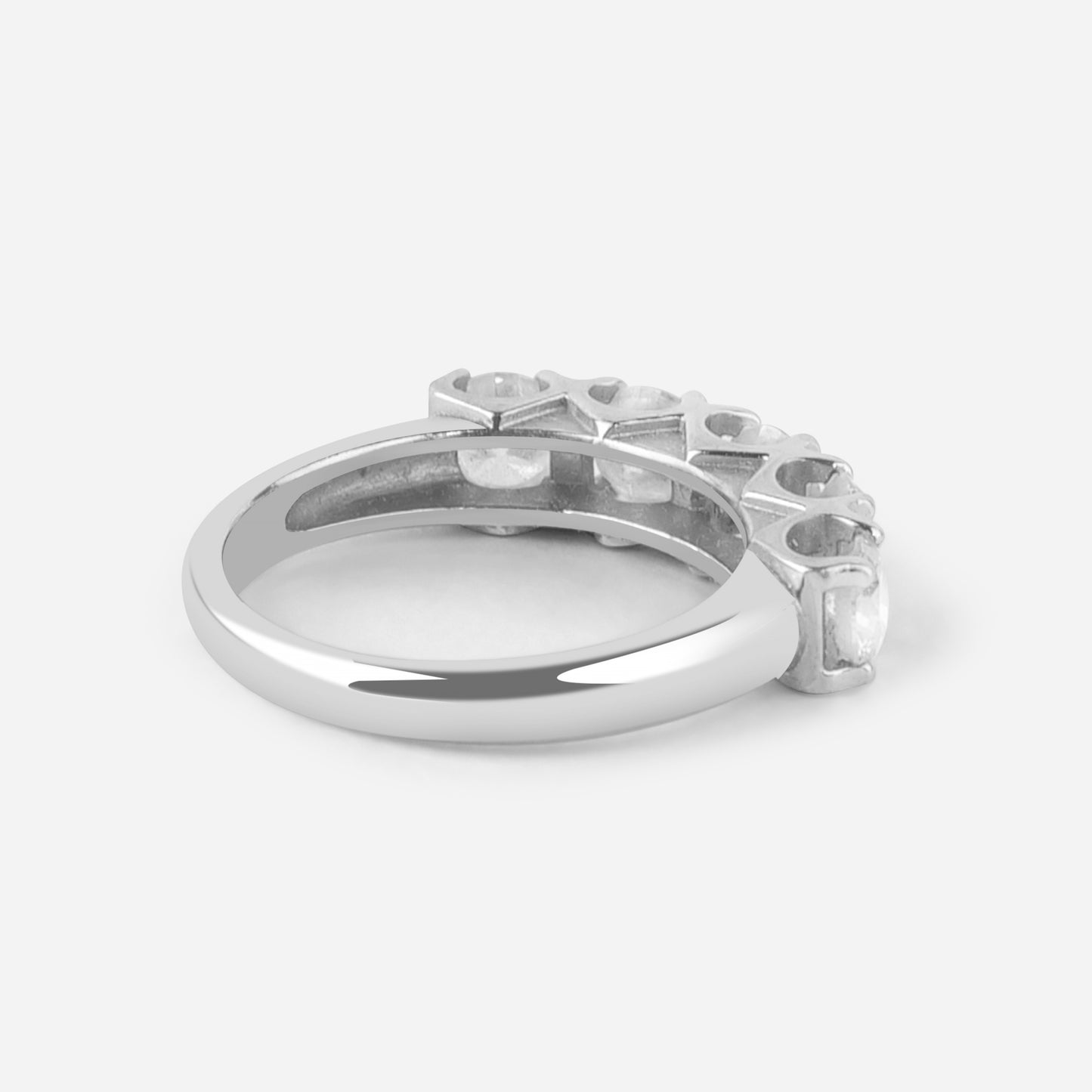 Solitaire Tennis Ring Half