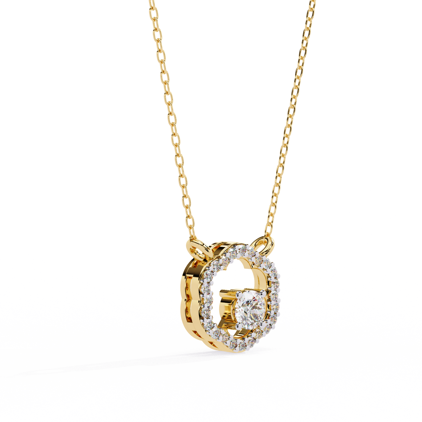 The Dancing Diamond Pendant