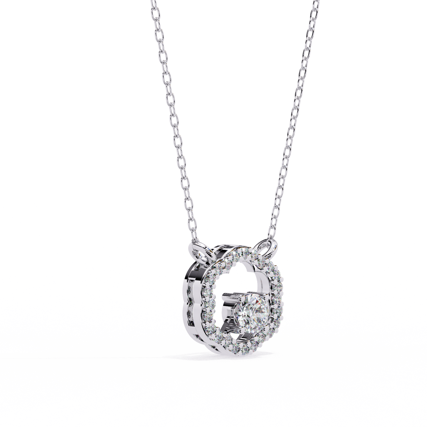 The Dancing Diamond Pendant