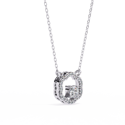 The Dancing Diamond Pendant
