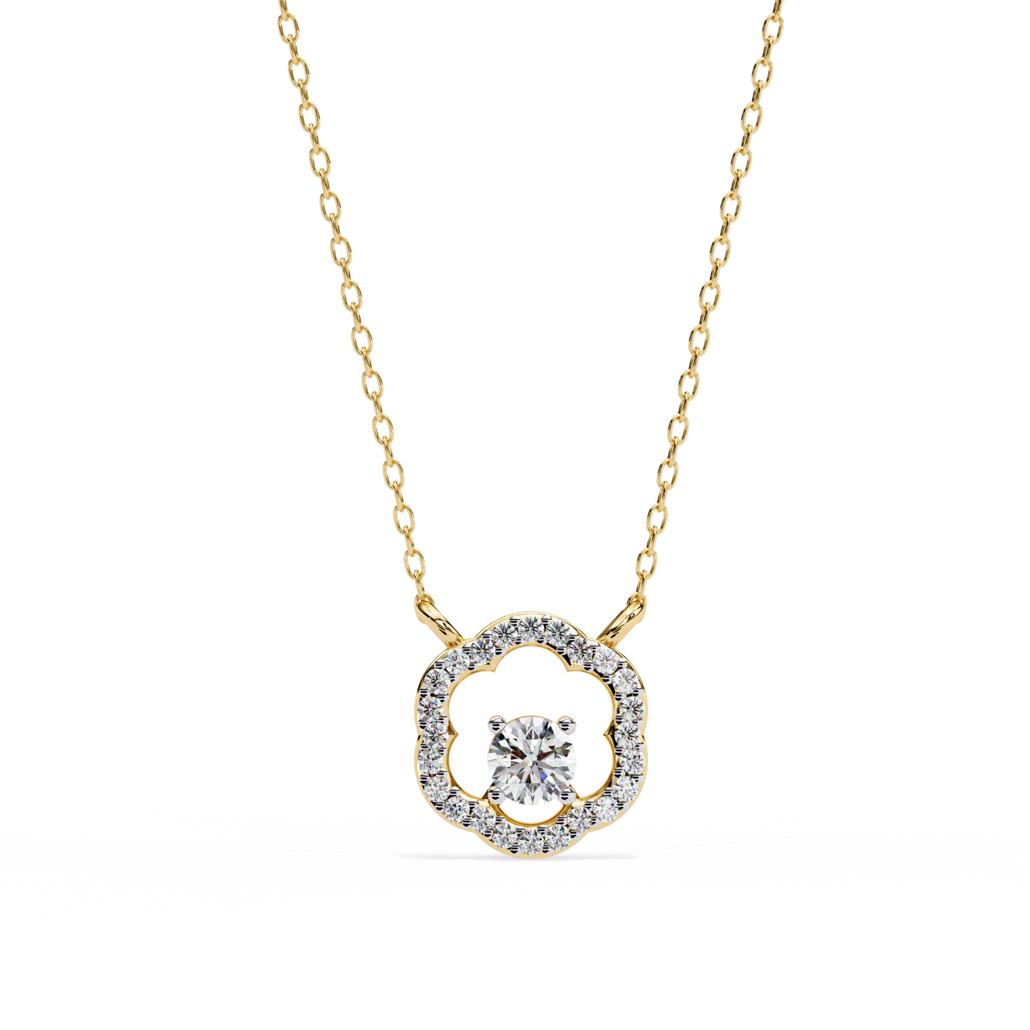 The Dancing Diamond Pendant