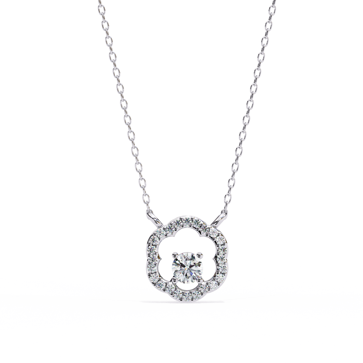 The Dancing Diamond Pendant