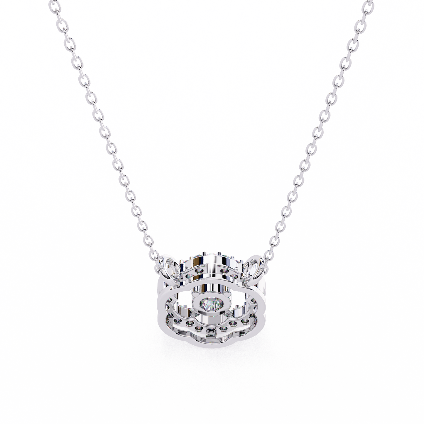 The Dancing Diamond Pendant
