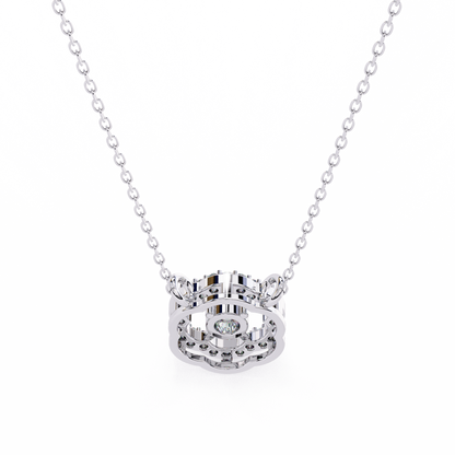 The Dancing Diamond Pendant