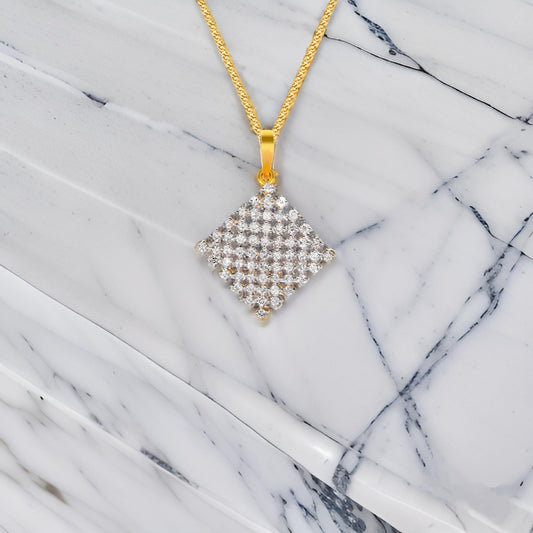 Square Diamond Pendant